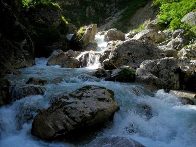 021-Am Hammersbach beim Einstieg in den Stangensteig